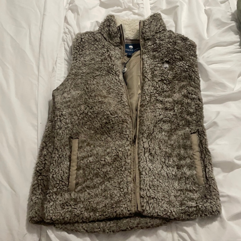 Southern Shirt Sherpa Vest
